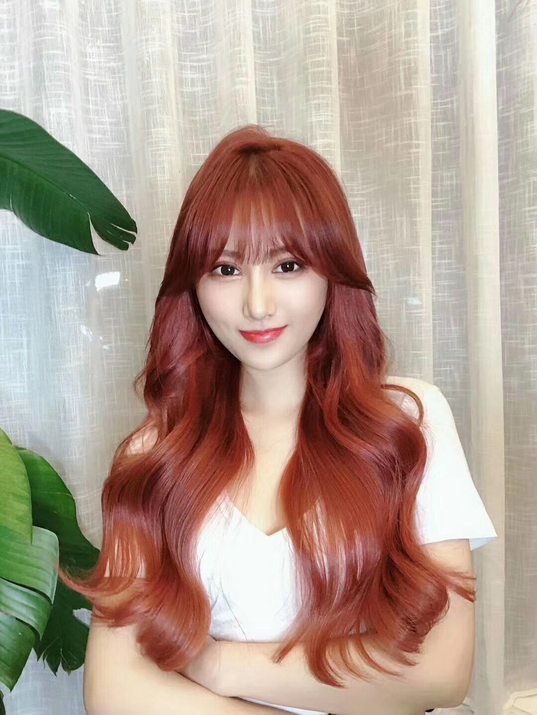 Copper red colour design