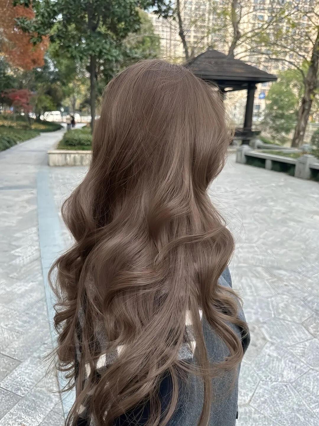 Warm ash brown extension outdoor back