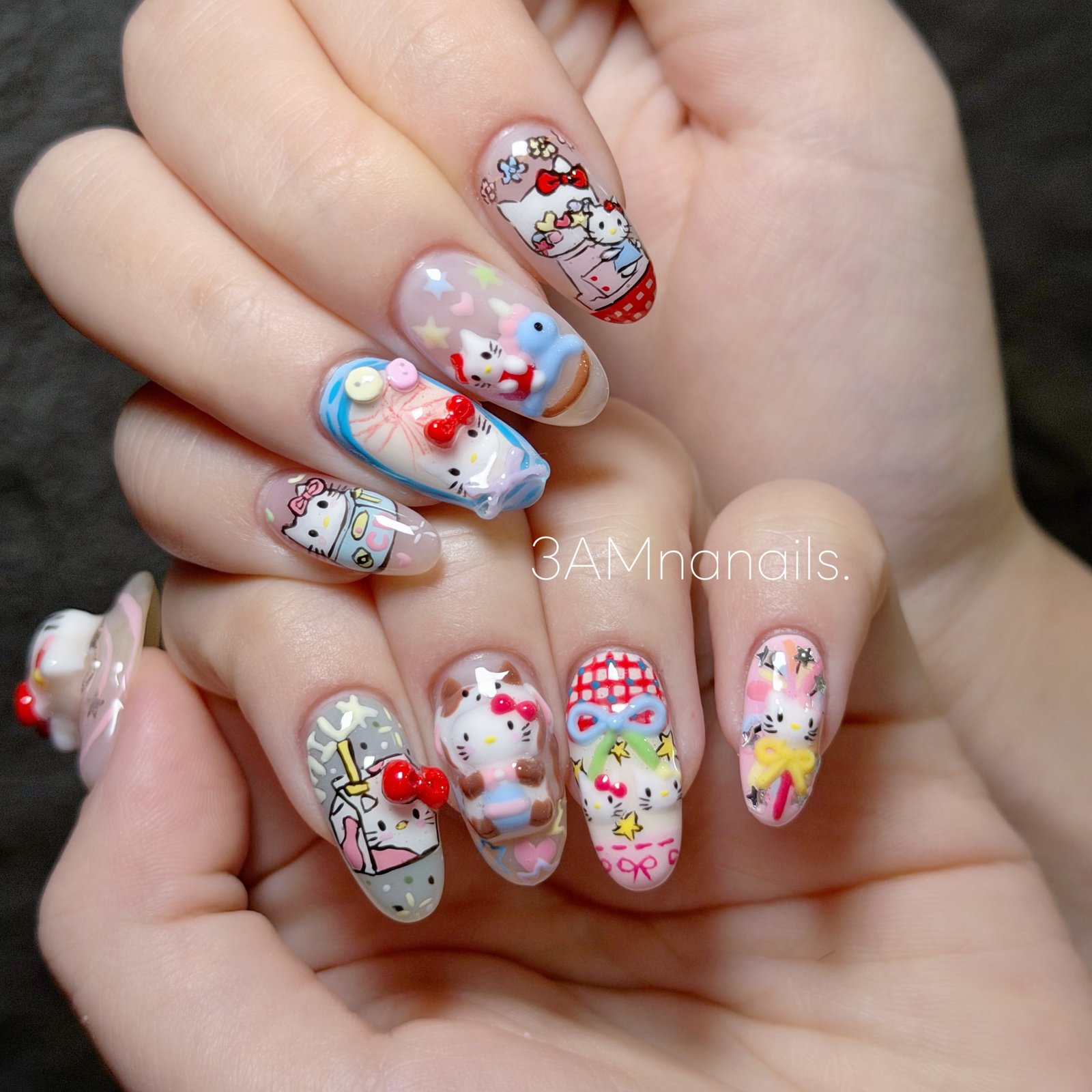 Gradient nail art by Nana