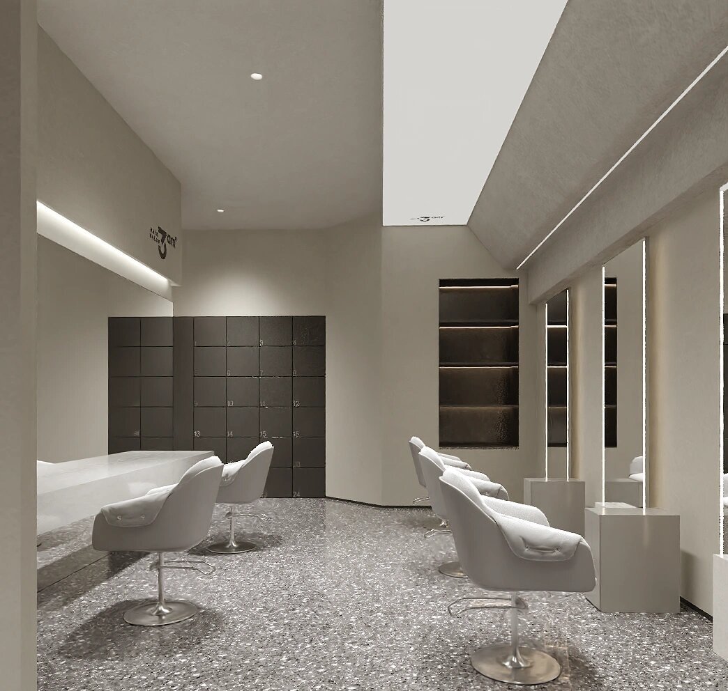 3AM Hair Salon wide styling area