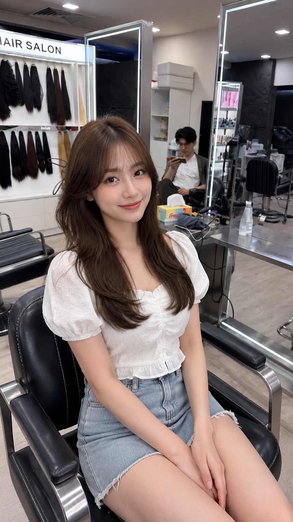 3AM Hair Salon colour design result