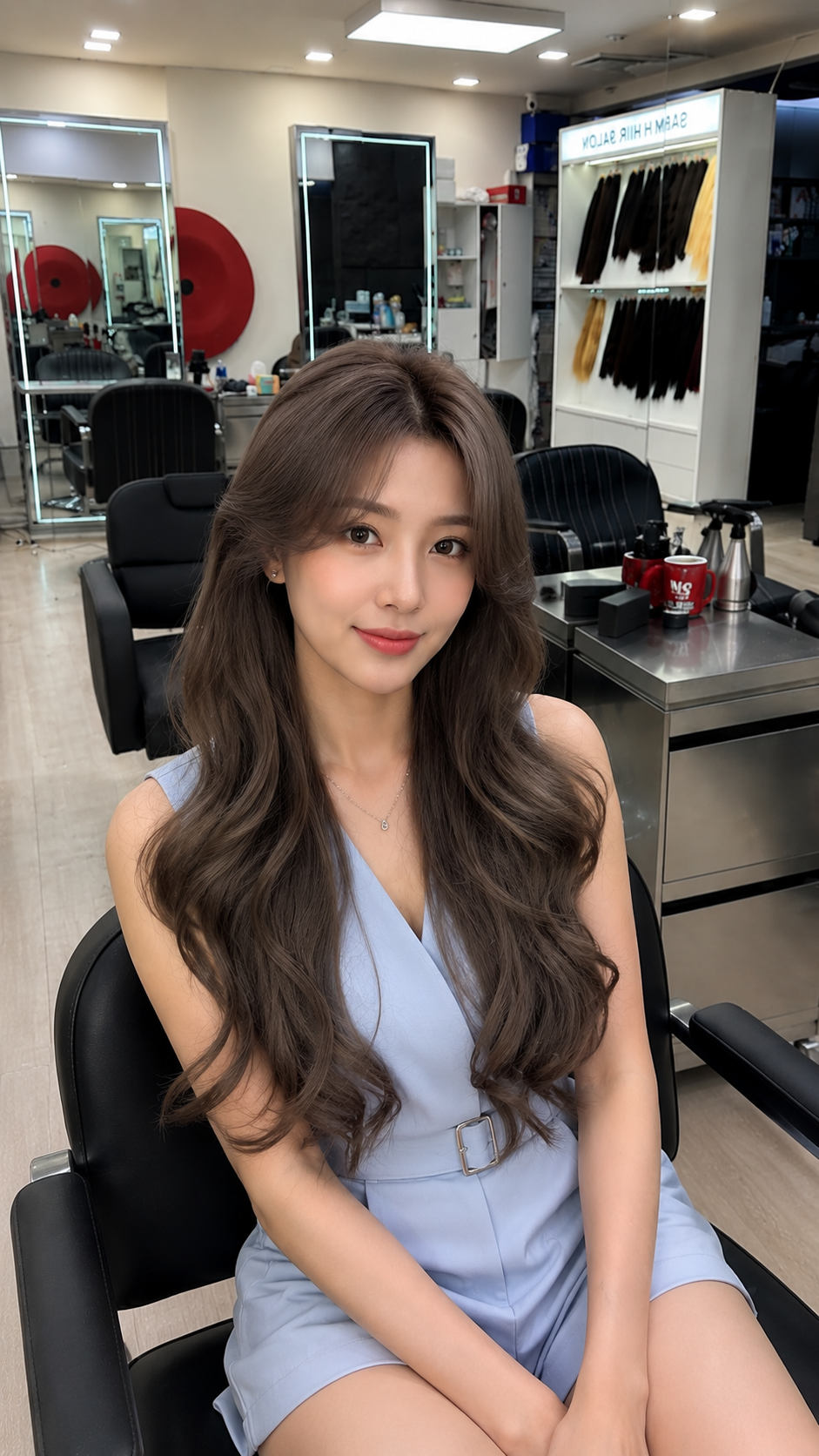 3AM Hair Salon hair extension result