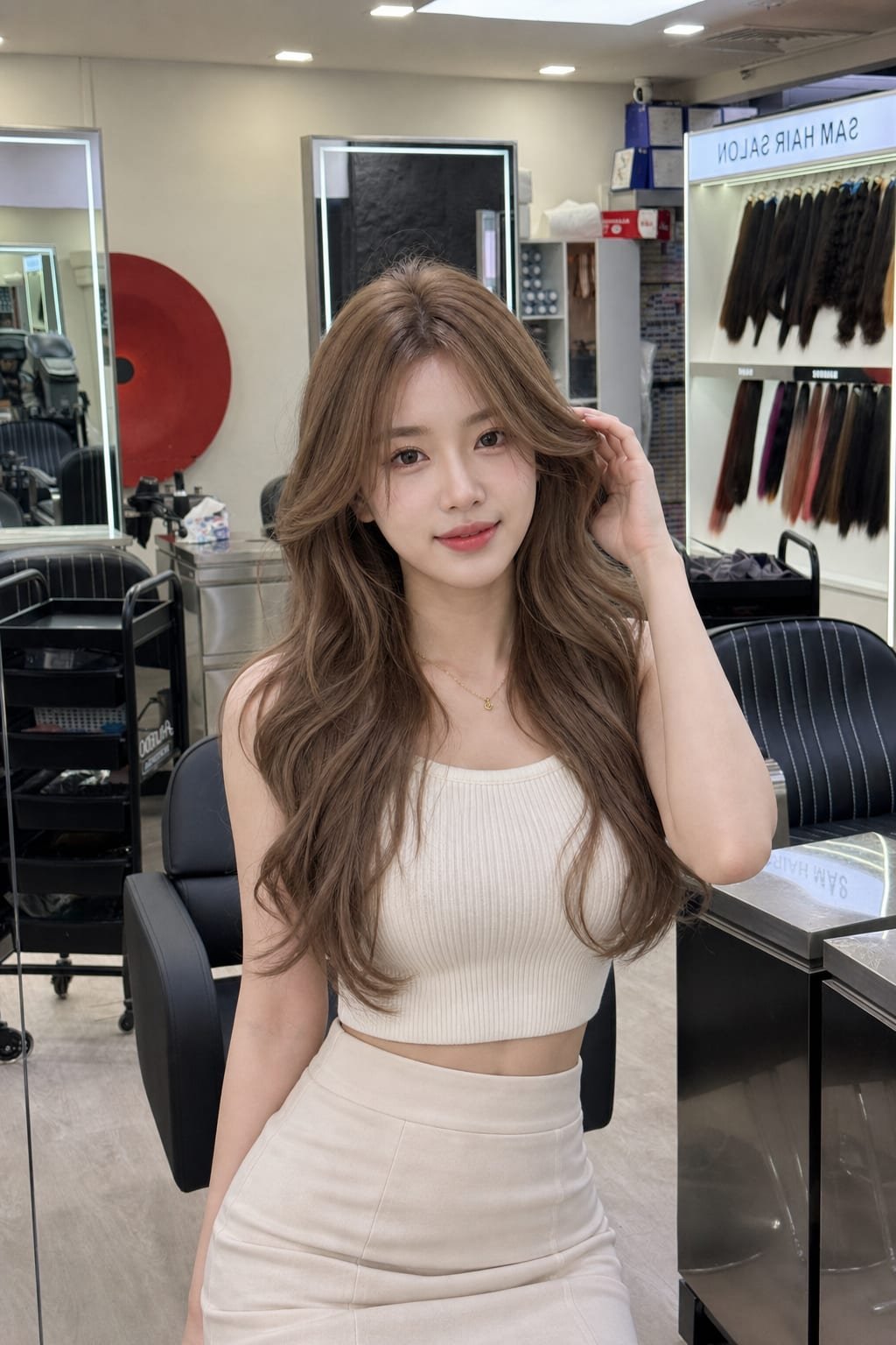 3AM Hair Salon hair extension result